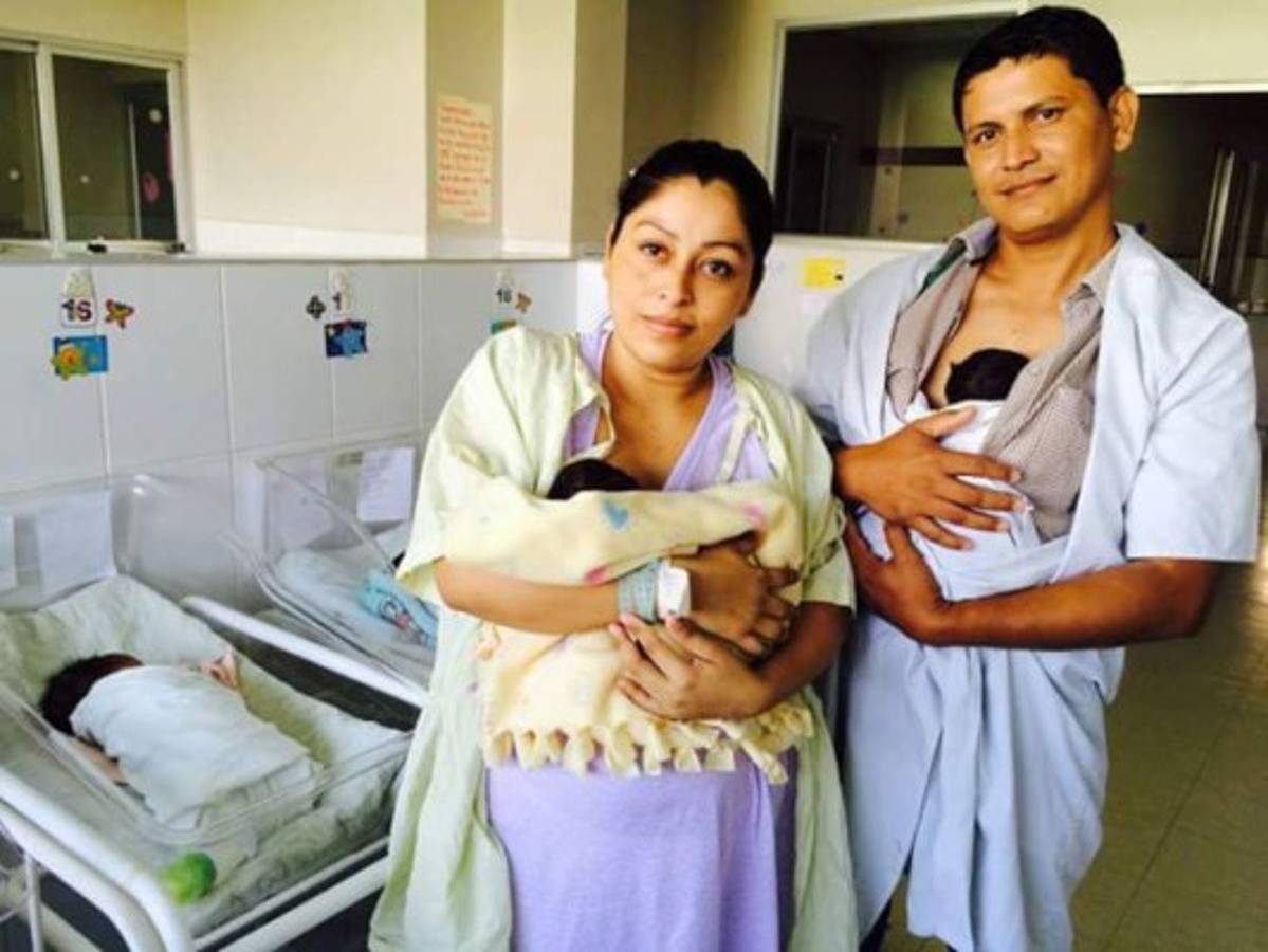 Honduras: Nacen hermosas trillizas en el Materno Infantil