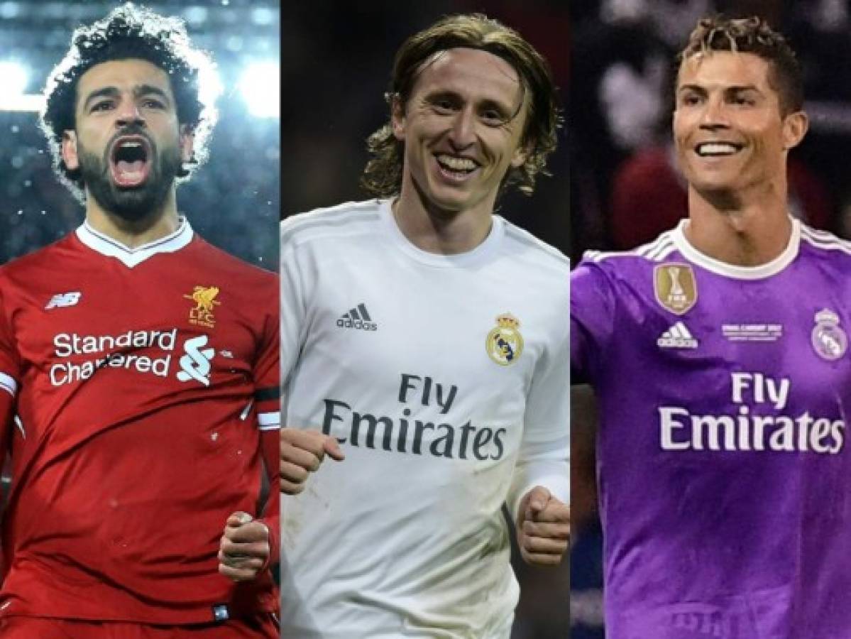 Cristiano, Modric y Salah aspirarán al premio de la FIFA, Messi fuera