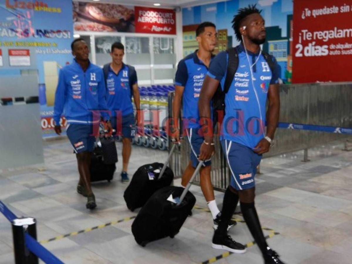 Selección de Honduras llegó consternada a San Pedro Sula pero con ganas de seguir luchando