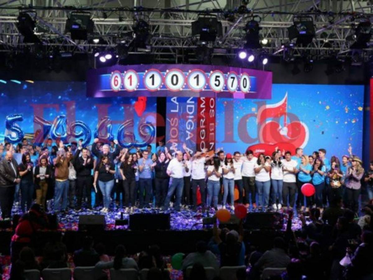Teletón Honduras supera nuevamente la meta