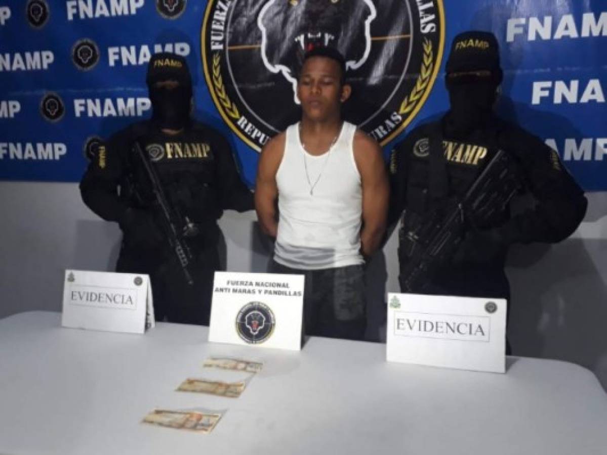 Detienen a un supuesto integrante de la pandilla 18 en San Pedro Sula