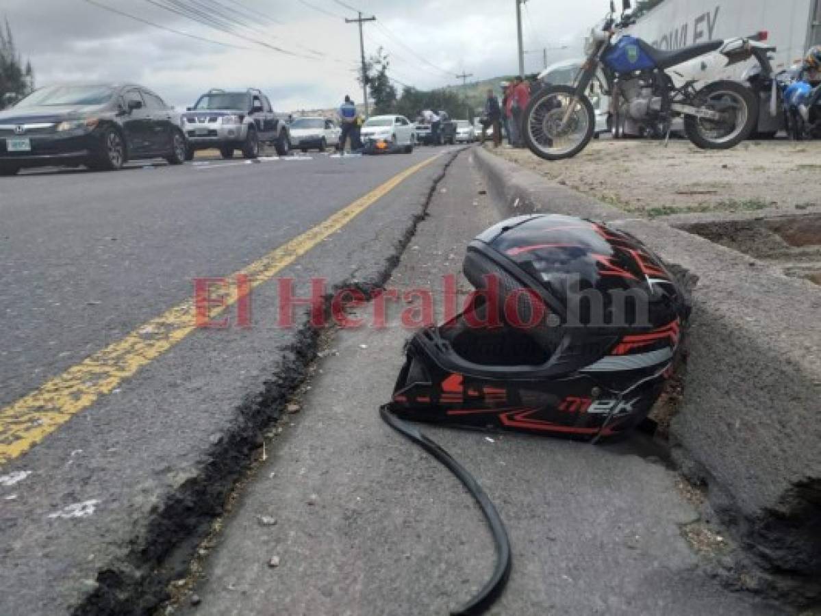 Motociclista pierde la vida en accidente en bulevar Fuerzas Armadas