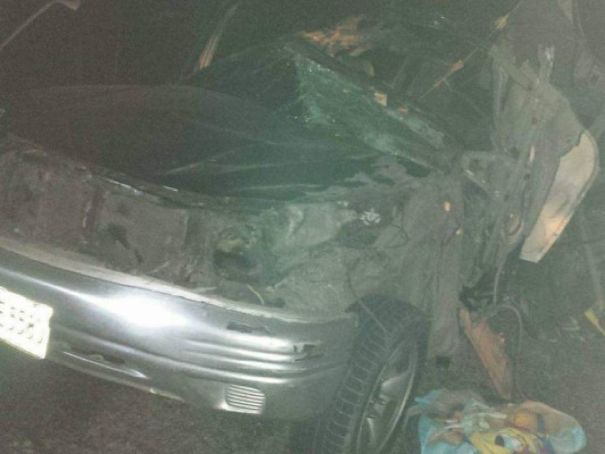 Muere niño tras sufrir accidente vial en la aldea El Tamarindo, Cedros