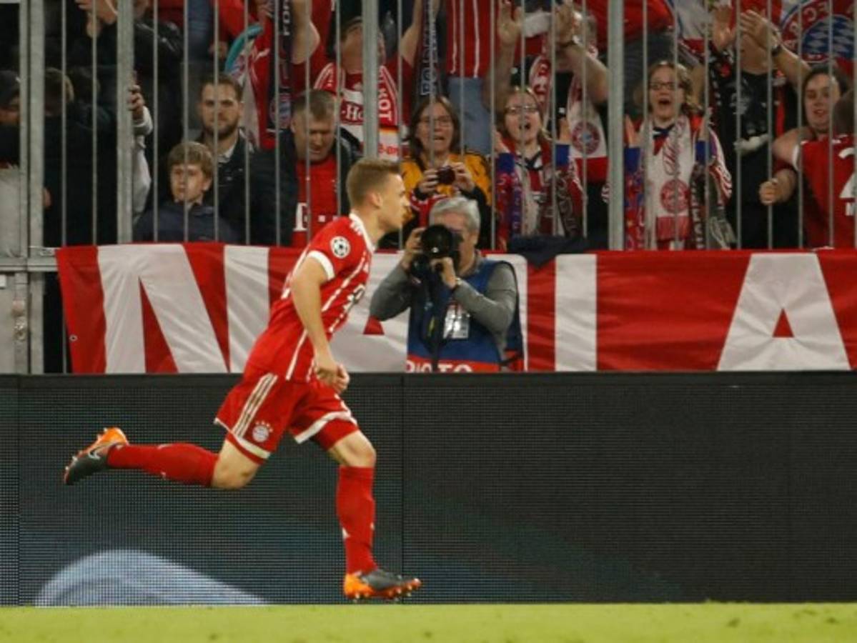 ¡Brillante! James Rodríguez envió pase y Kimmich lo convirtió en gol (Video)