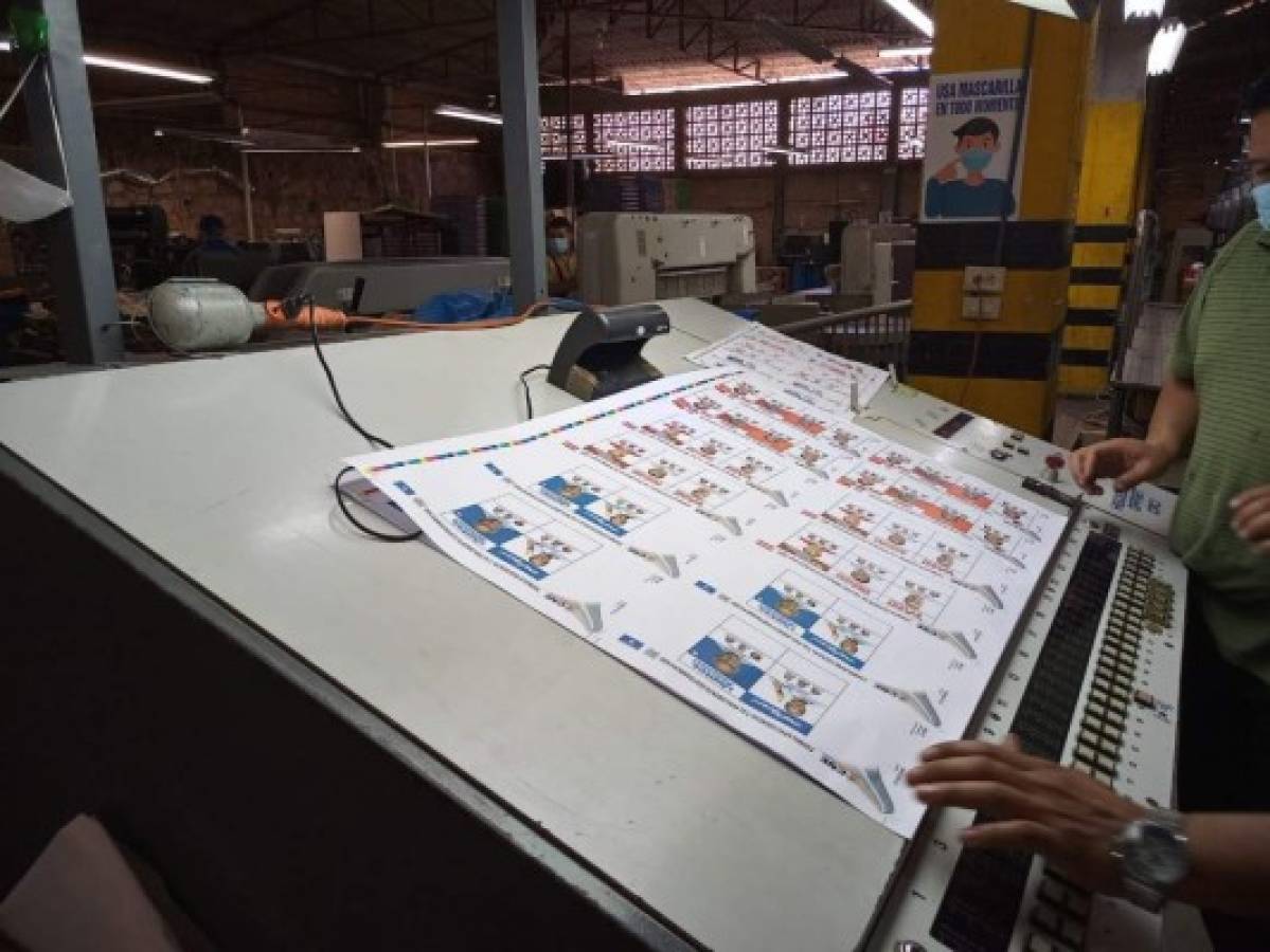 Honduras: Más de 1.1 millones de papeletas ya han sido impresas