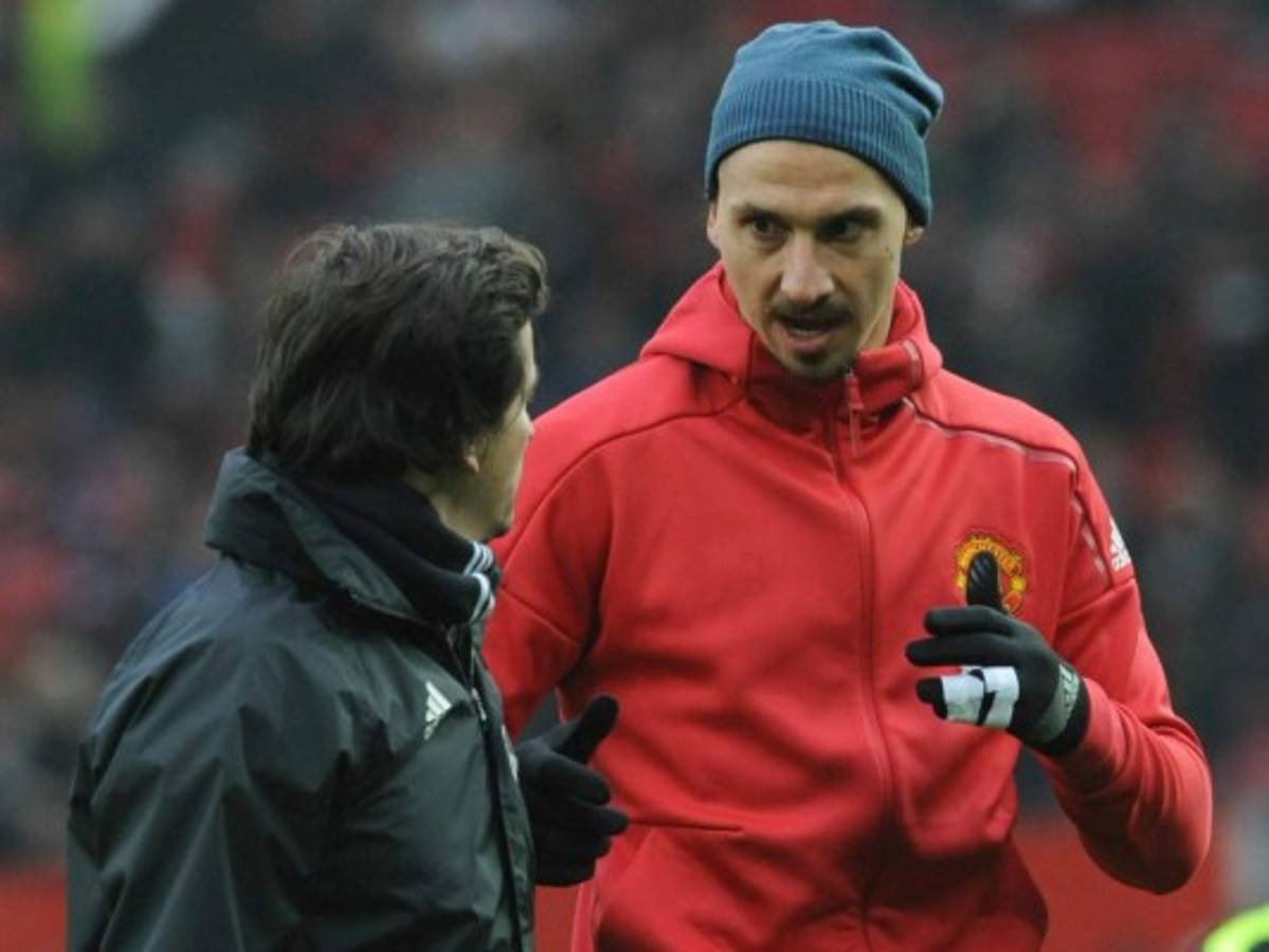 Zlatan Ibrahimovic, figura del Manchester United, equipo en el que jugó Cantoná.