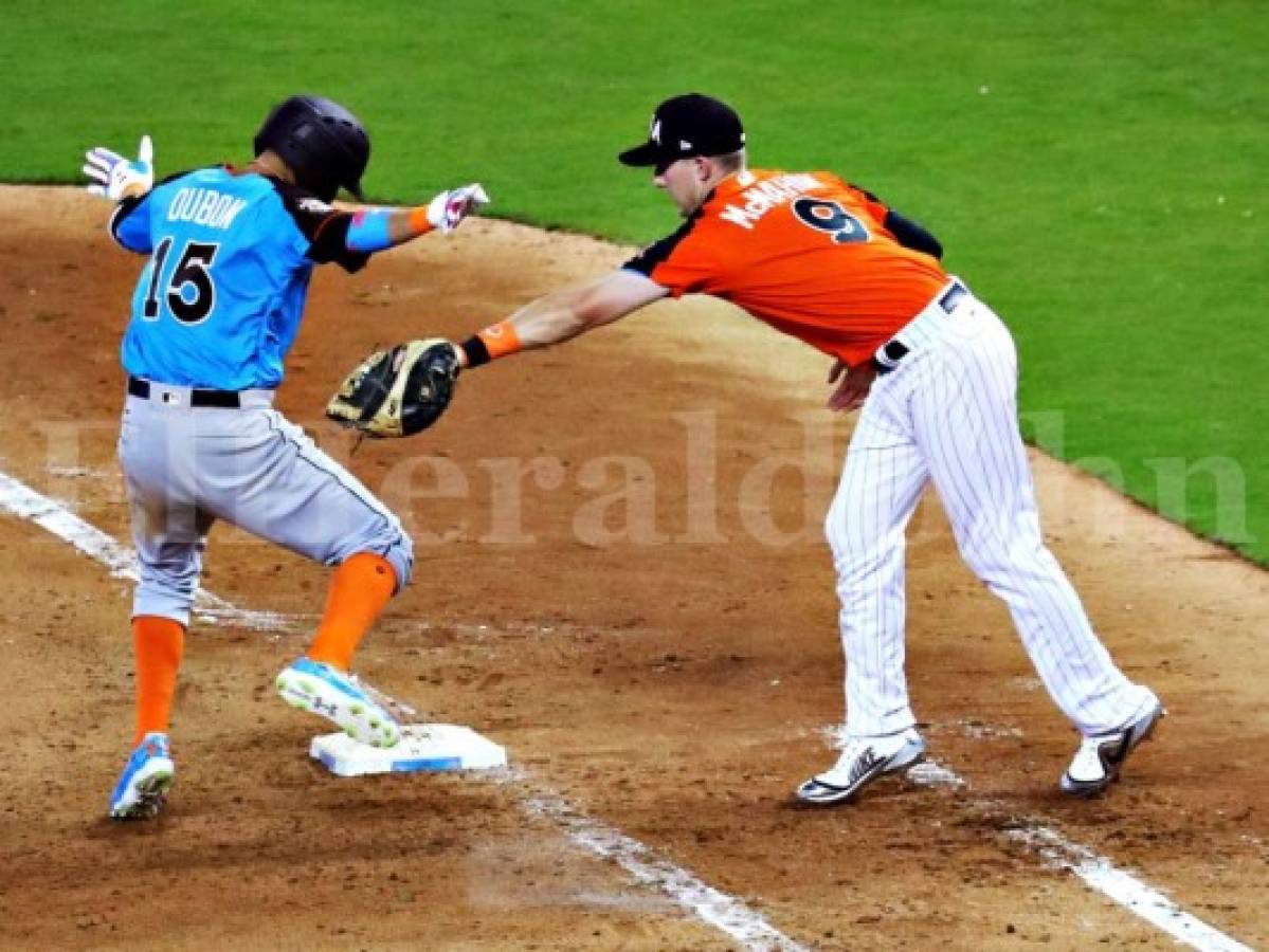 Hondureño Mauricio Dubón la rompe con un doblete en el juego de las futuras estrellas de la MLB