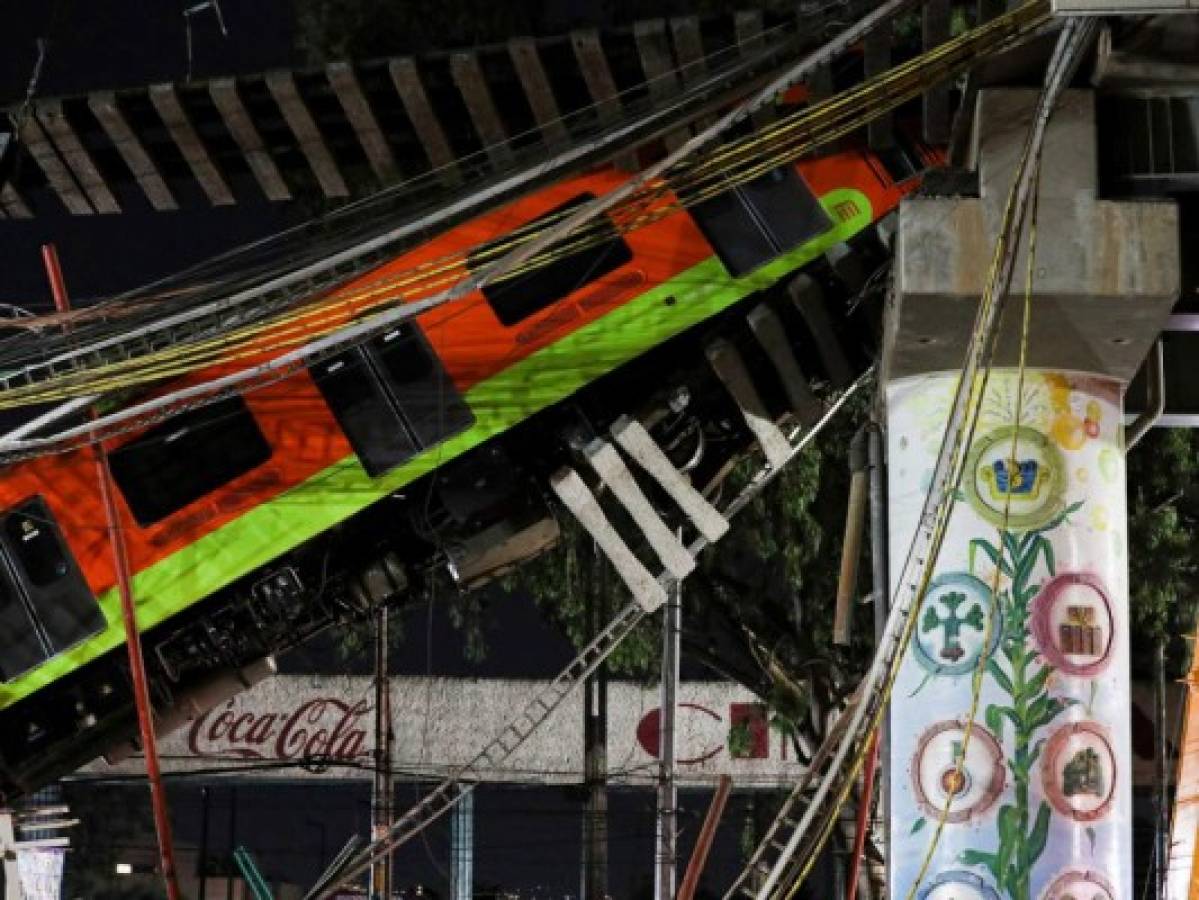 Reporte achaca a malas soldaduras al colapso de metro en CDMX