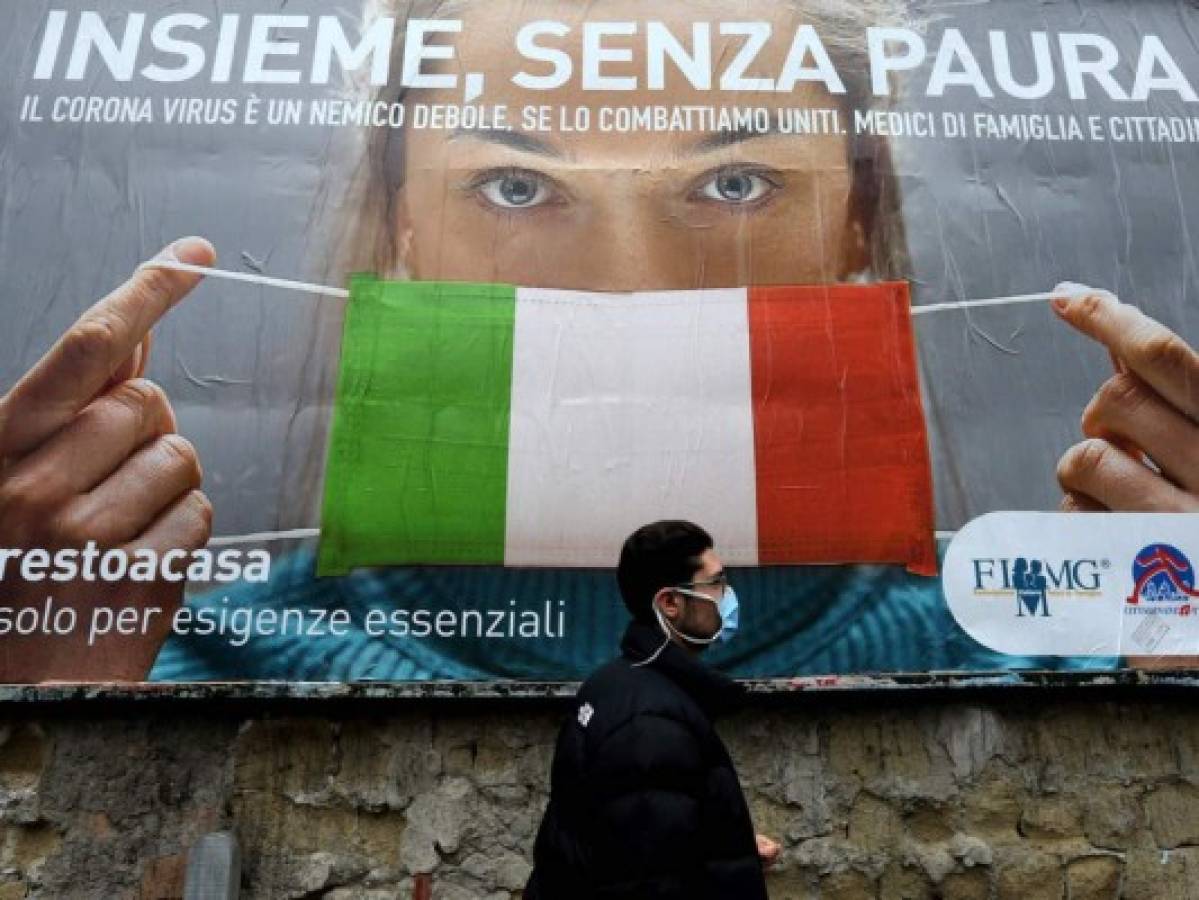Italia registra 651 muertos en un día y balance total roza los 5,500