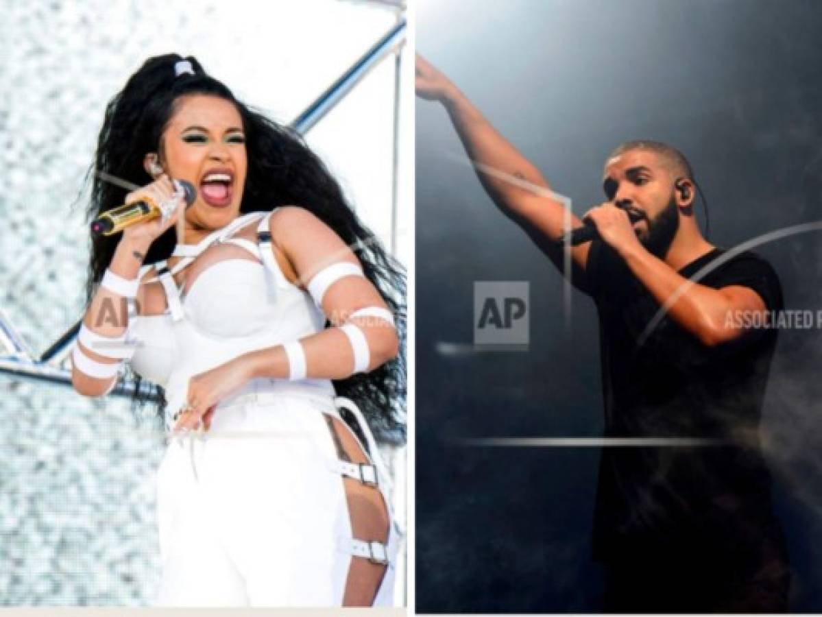 Drake y Cardi B encabezan lista de nominados a premios American Music Awards