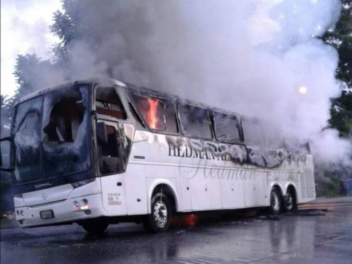 Cualquier acto que conlleve a atemorizar o infundir temor en la población, como la quema de buses por extorsionadores, será considerado terrorismo (Foto: El Heraldo Honduras/ Noticias de Honduras)