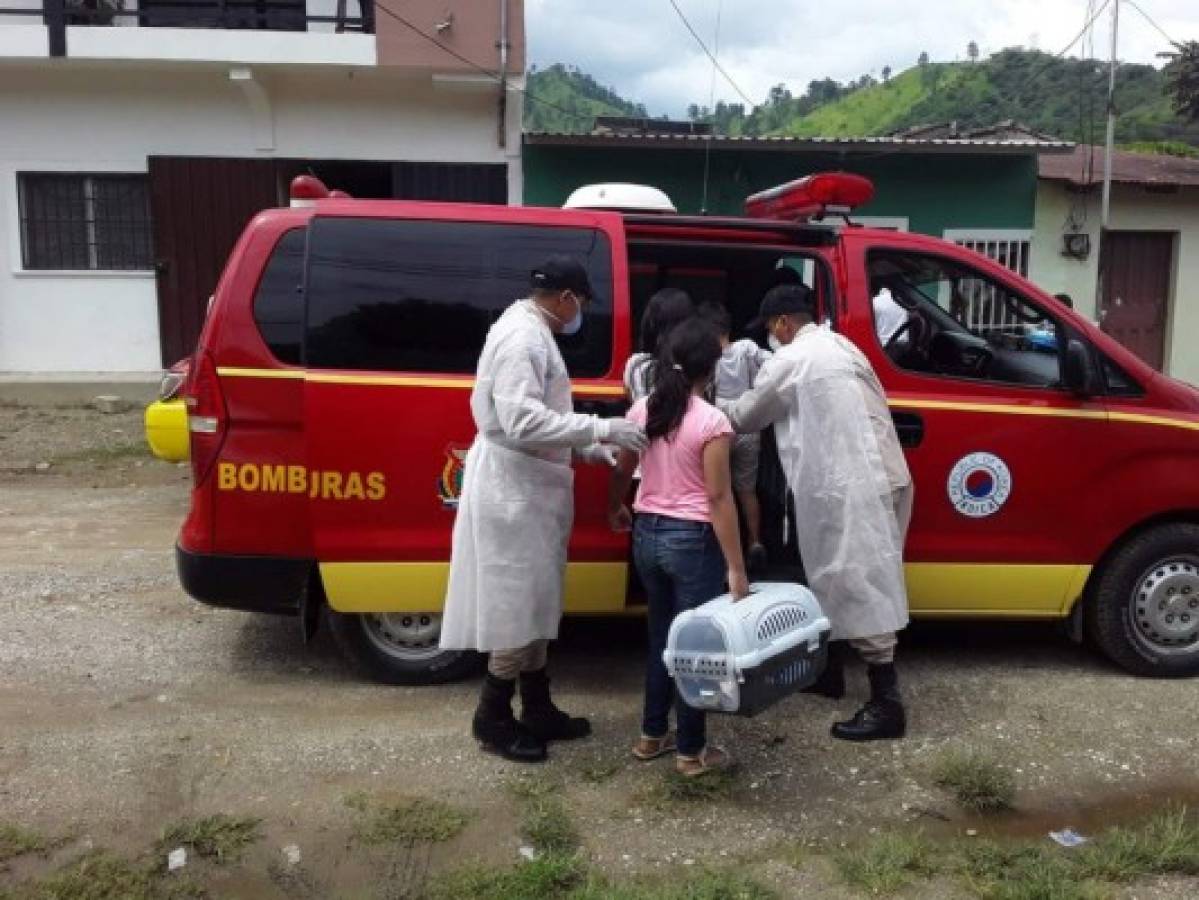 Cuatro niños y tres adultos son rescatados tras inhalación de mercurio en Danlí