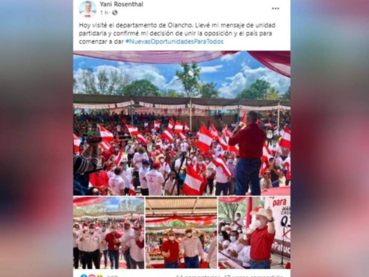 Concentraciones, promesas y fotografías: Así avanza la campaña política en Honduras