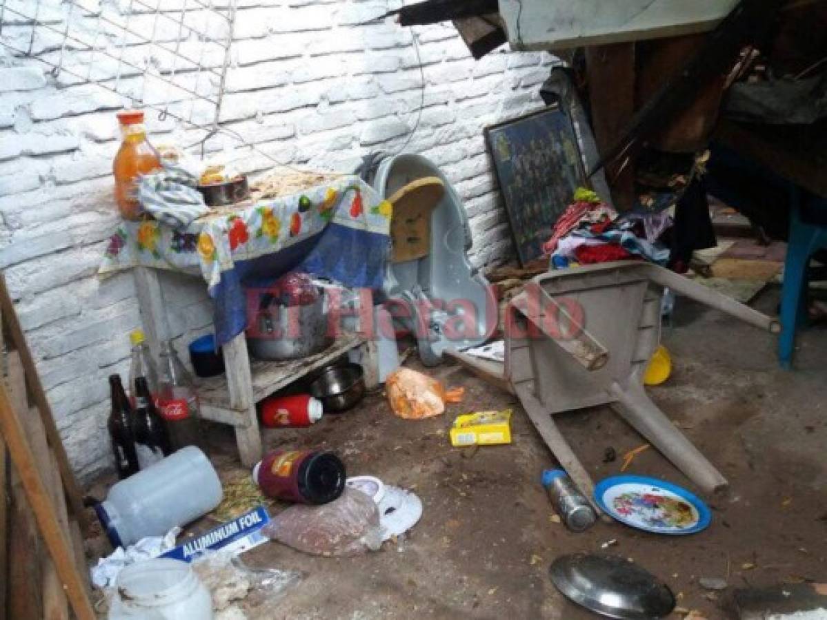 Honduras: Bebé resulta herido tras colapso de techo de una vivienda en Choluteca