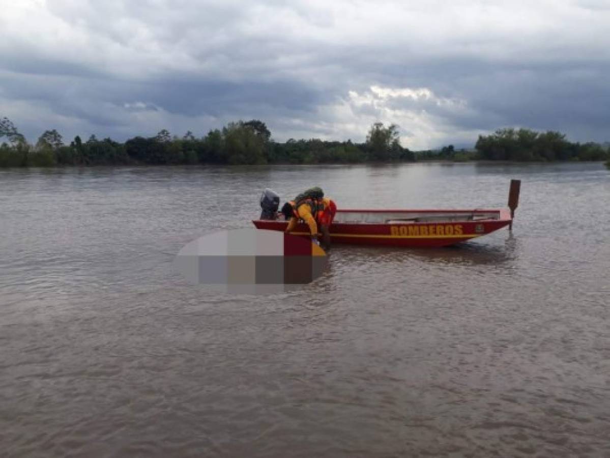 Flotando hallan cadáver de un hombre en el río Ulúa