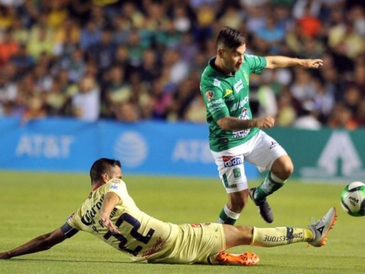 León vence 1-0 al América en ida de semifinales del fútbol mexicano  