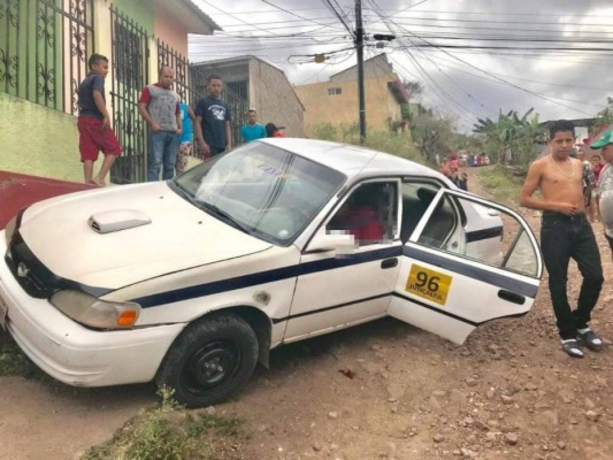 A balazos matan a un taxista en Juticalpa, Olancho