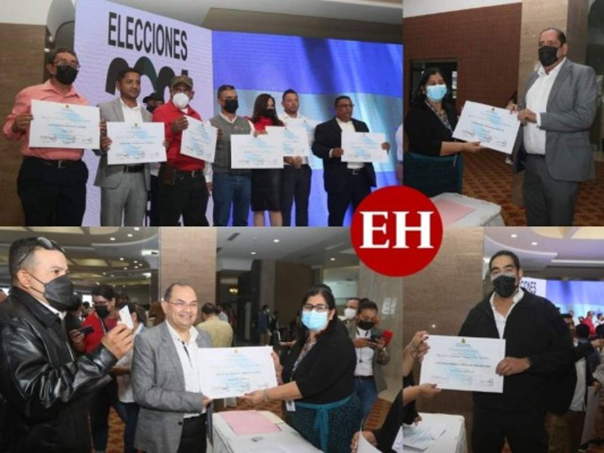 Así se desarrolló la entrega de credenciales en el nivel de diputaciones por el CNE (FOTOS)