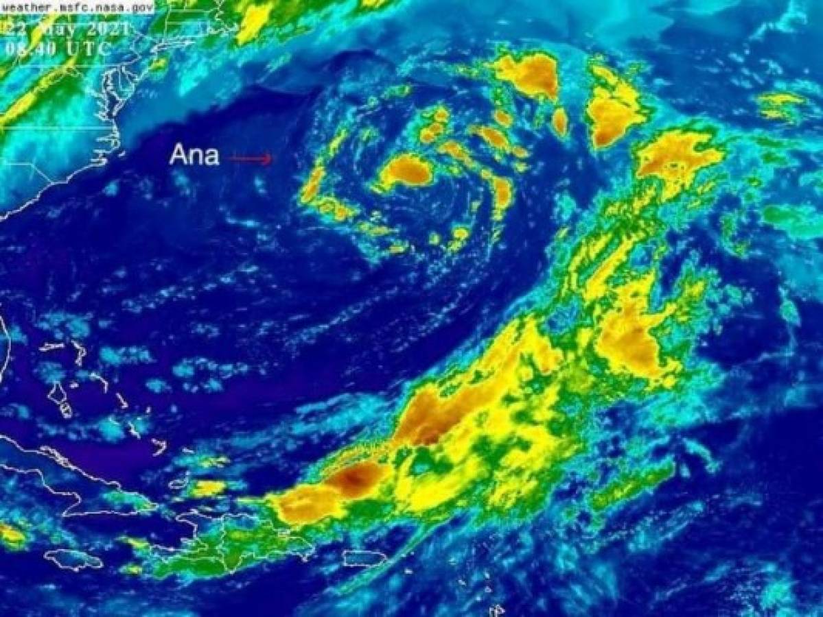 Se forma la tormenta subtropical Ana, primera de 2021 en el Atlántico