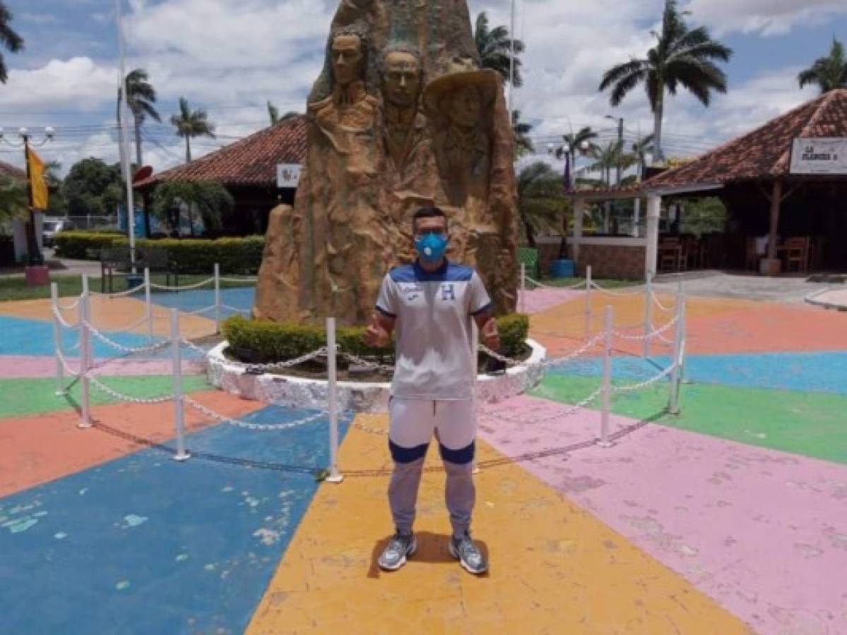 'El Chocolate' Sánchez sueña con hacer historia para Honduras y convertirse en campeón mundial. Foto: @g.c.s01 en Instagram