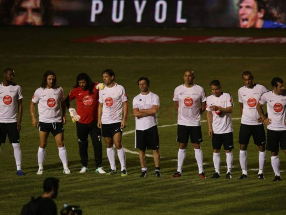 Leyendas del Mundo vencieron 5-2 a Leyendas de Honduras en el Partido por la Paz