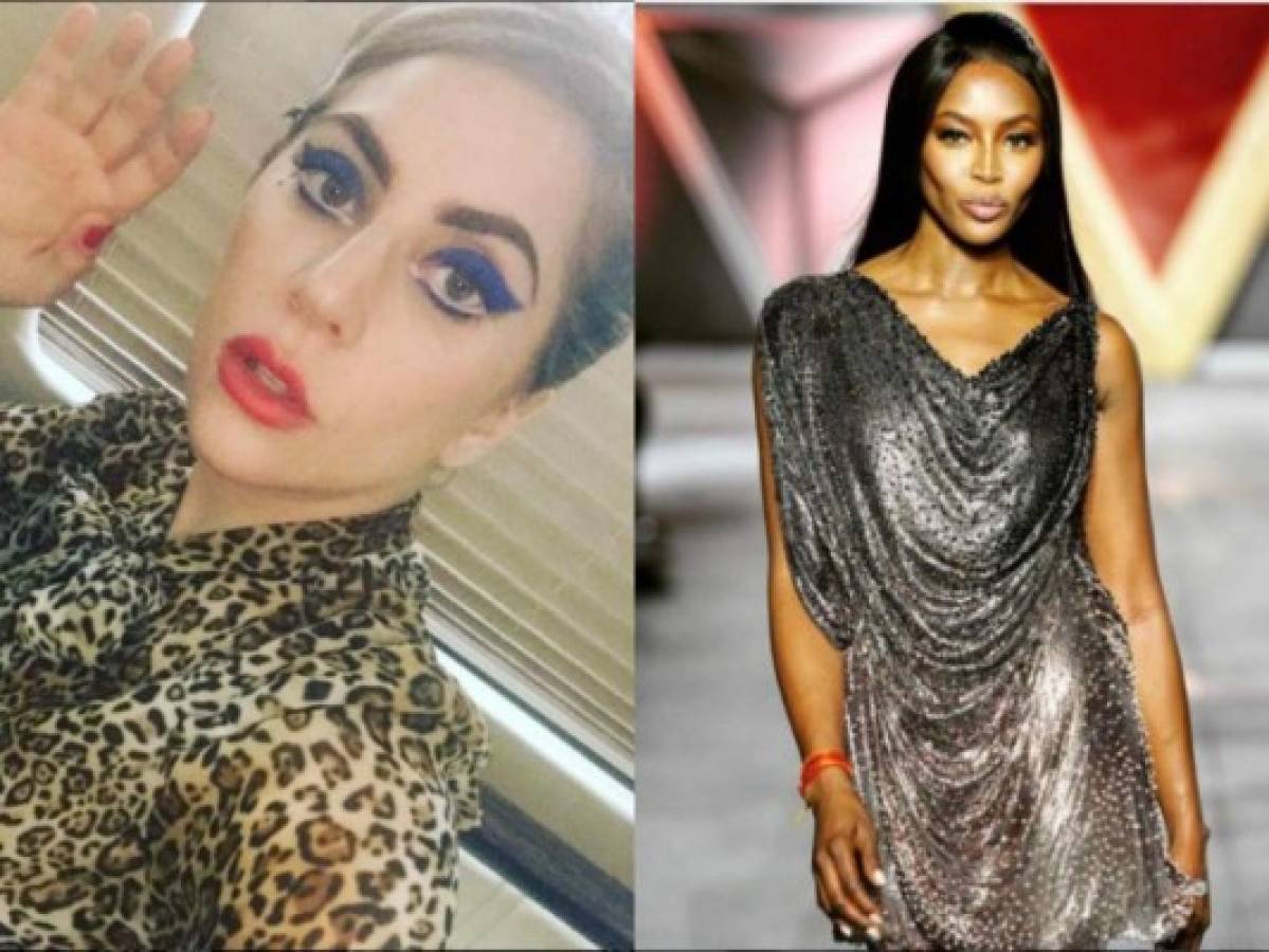 La extraña felicitación de Lady Gaga a la modelo Naomi Campbell