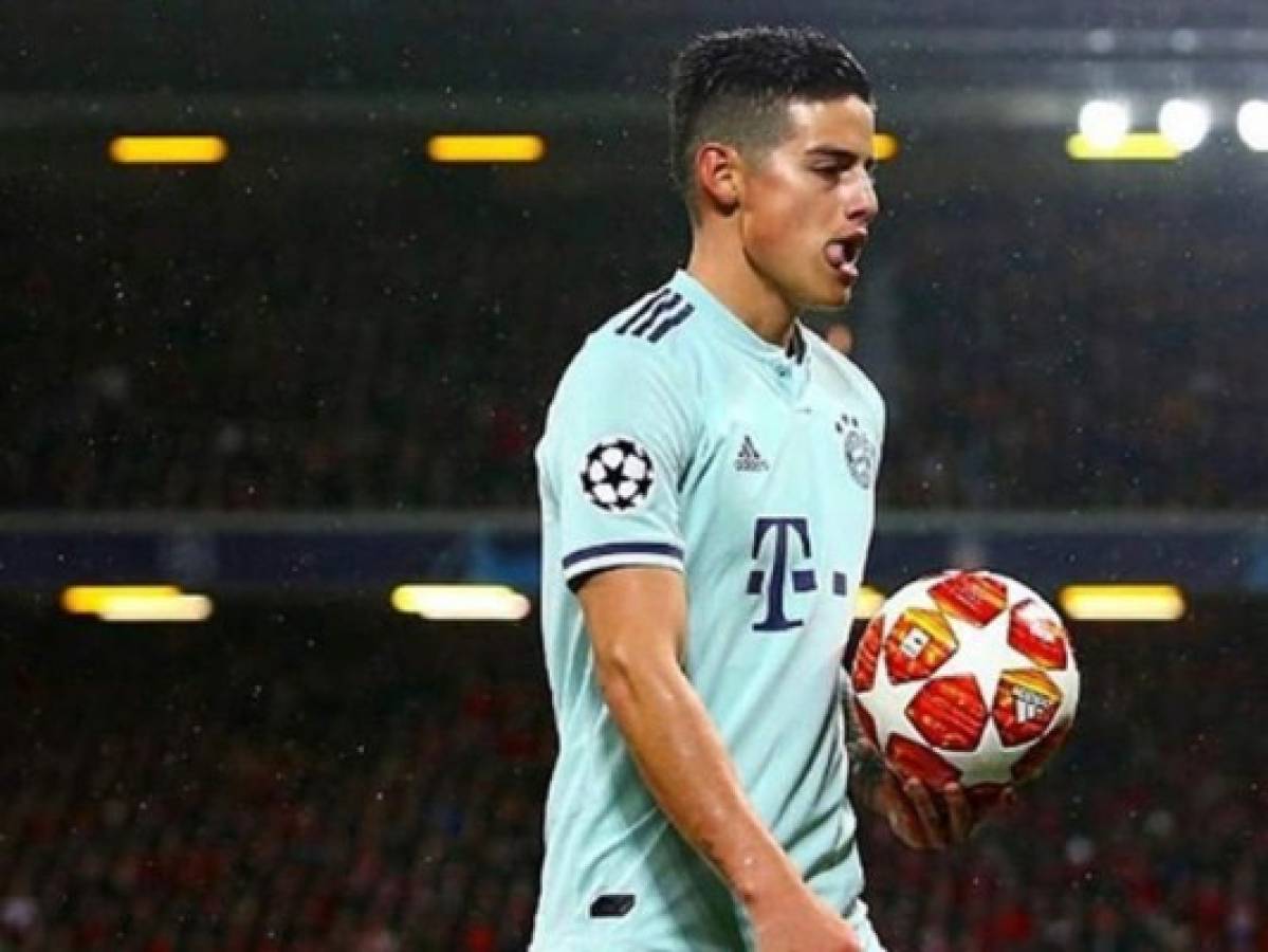 James Rodríguez podría salir del Bayern Múnich de Alemania