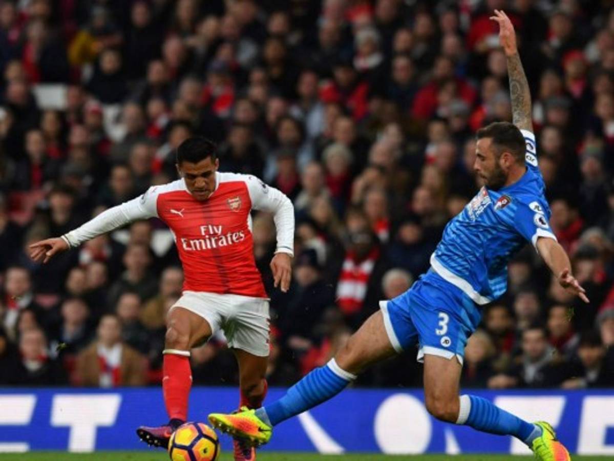 Arsenal gana 3-1 al Bournemouth con un doblete de Alexis Sánchez