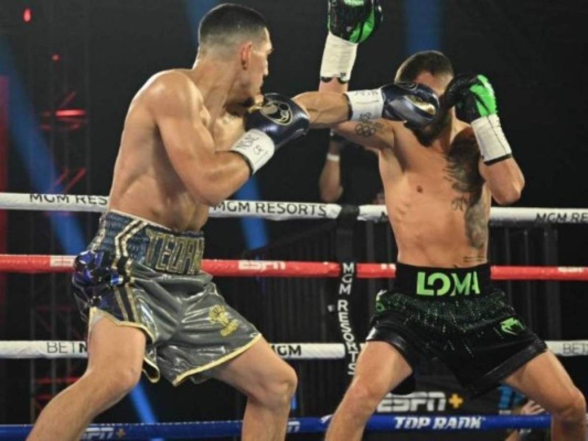 Teófimo y Lomachenko protagonizaron la pelea del año en el mundo del boxeo. Foto: Top Rank Boxing