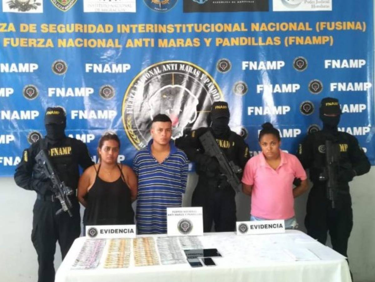 Capturan a supuestos extorsionadores de la pandilla 18 en Chamelecón