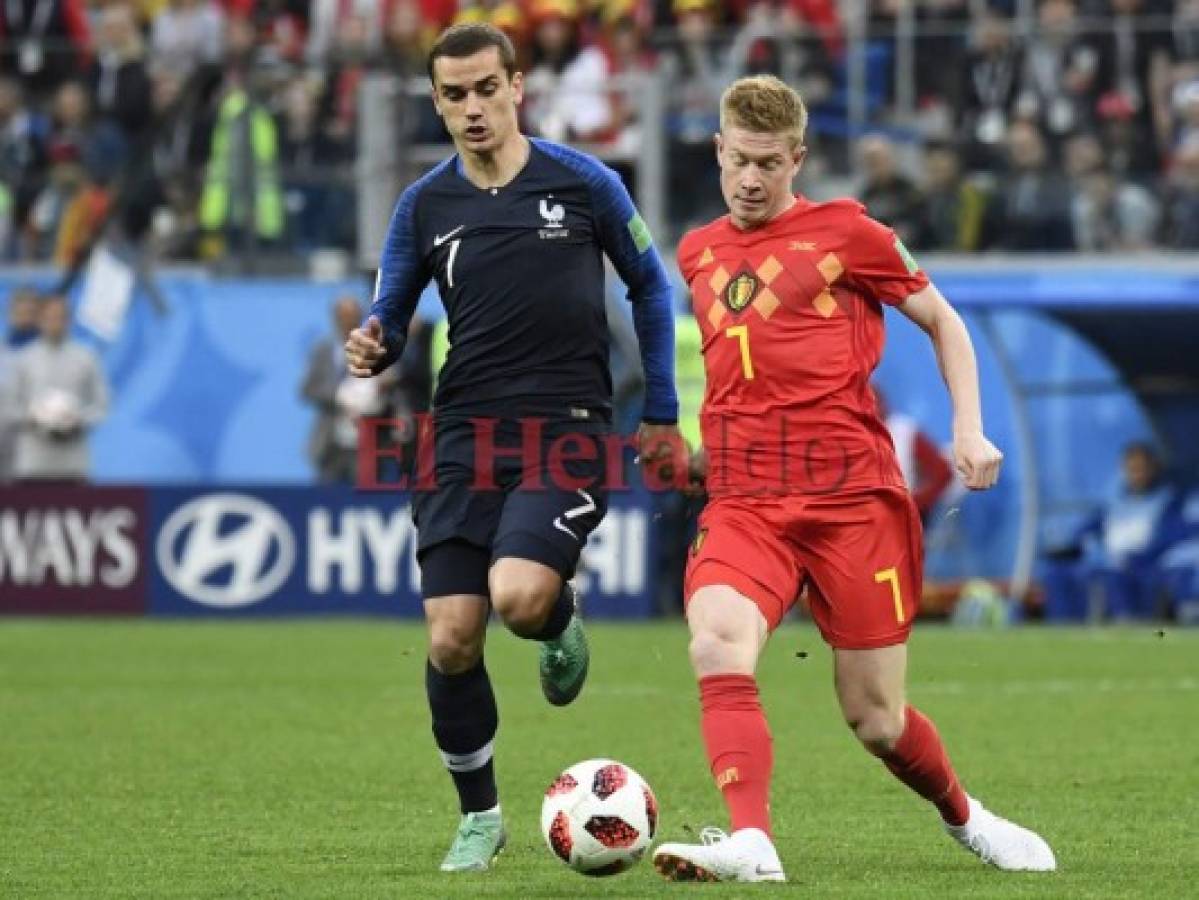 Francia a la final del Mundial de Rusia tras vencer 1-0 a Bélgica