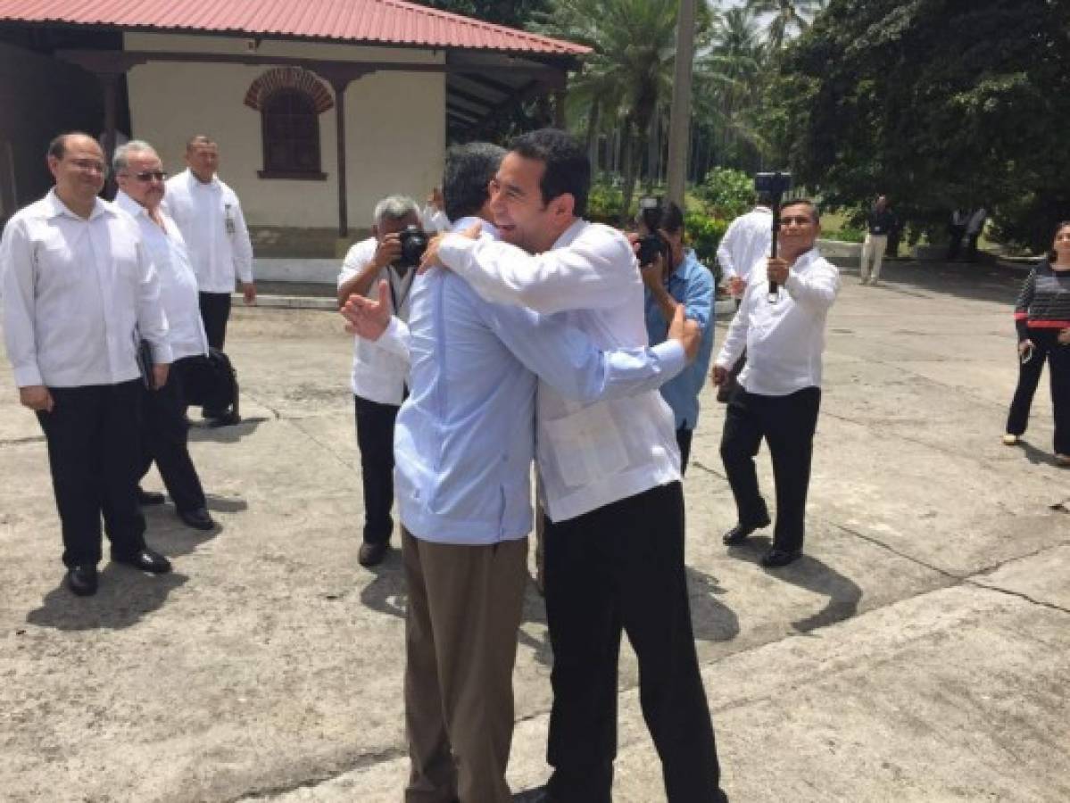 Presidente Hernández visita Guatemala para impulsar propuesta de seguridad regional
