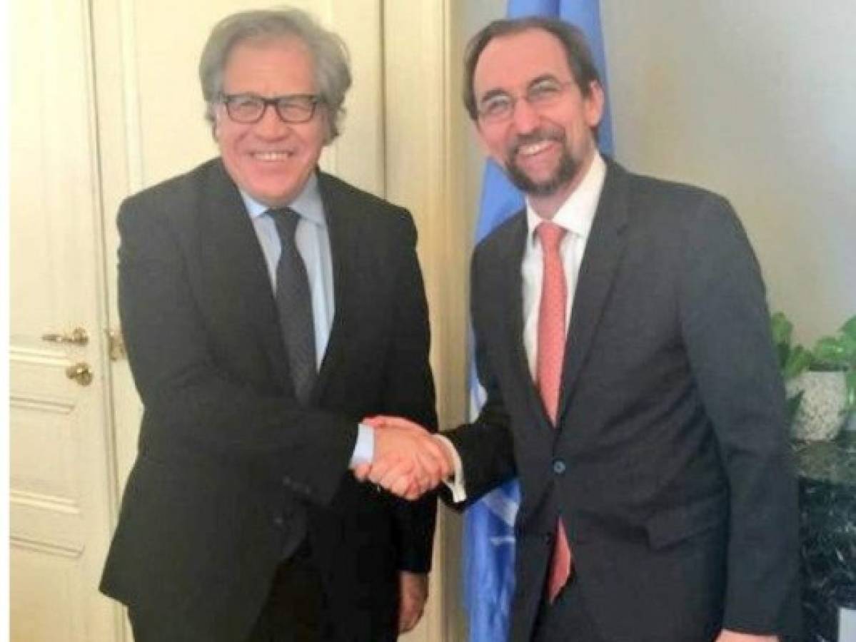 Luis Almagro se reúne con Alto Comisionado de Naciones Unidas para dialogar sobre Honduras