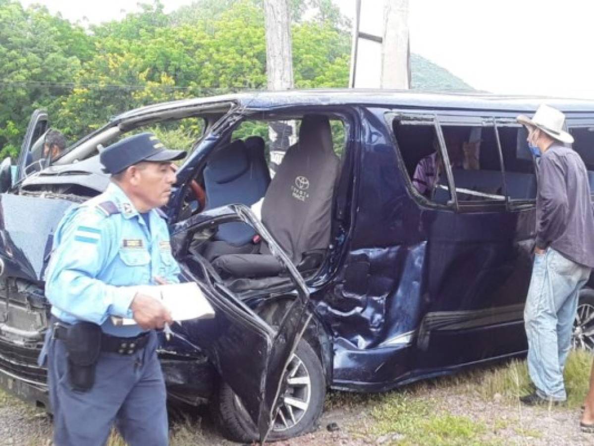 Dos muertos y varios heridos deja brutal accidente en el sur de Honduras