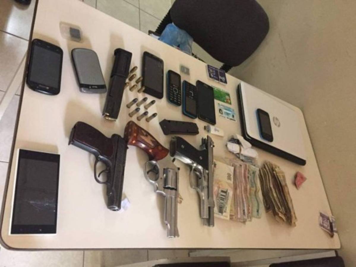 Capturan a cinco supuestos miembros activos de la MS-13 en el norte de Honduras