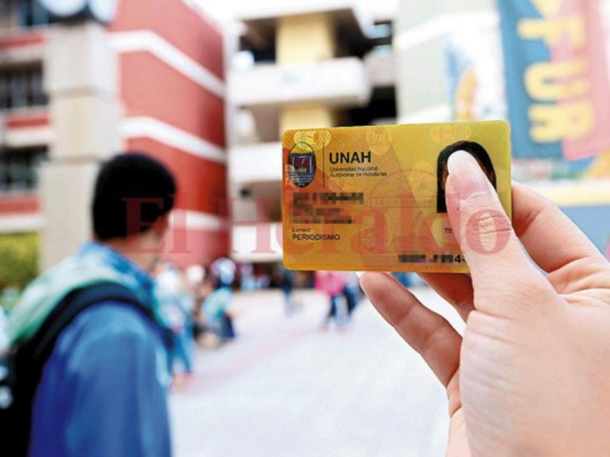 Más de 7,000 alumnos todavía no han sido identificados con el carné estudiantil en la UNAH