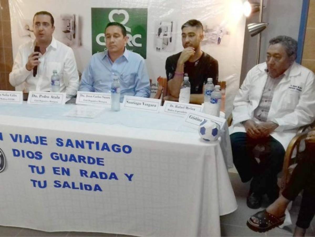 Santiago Vergara: 'Gracias Honduras por el apoyo'