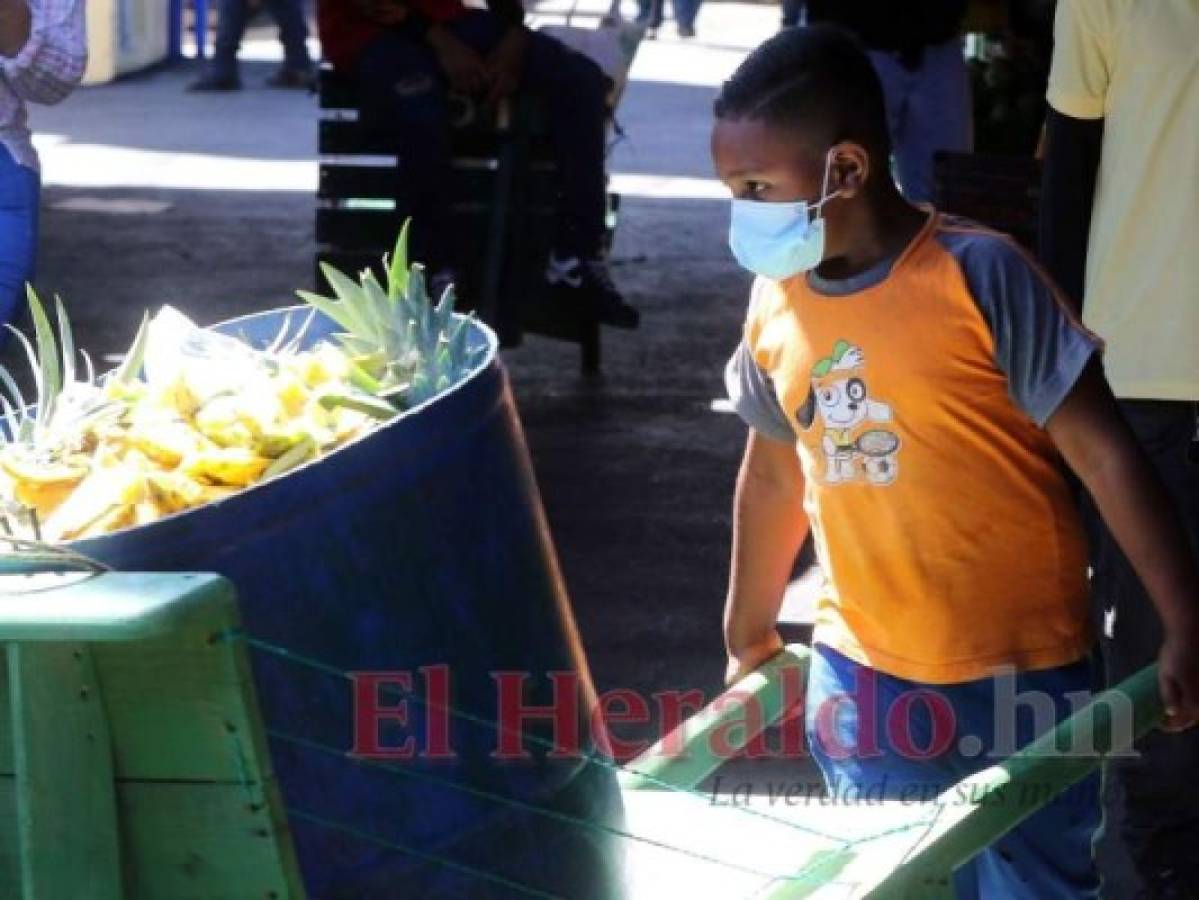 Josy Martínez anhela recibir de regalo de Navidad una motocicleta de juguete. Foto: David Romero/El Heraldo