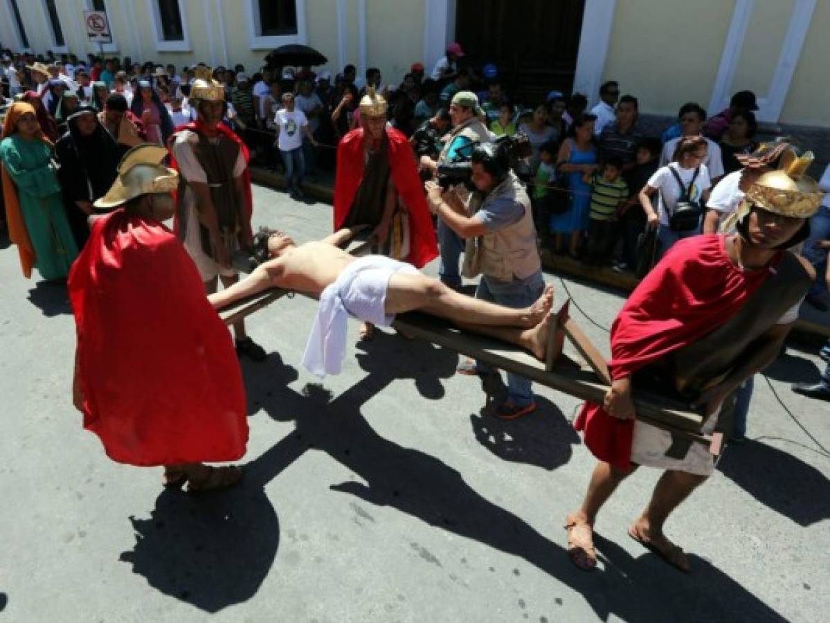 Inician procesiones de cuaresma en Tegucigalpa