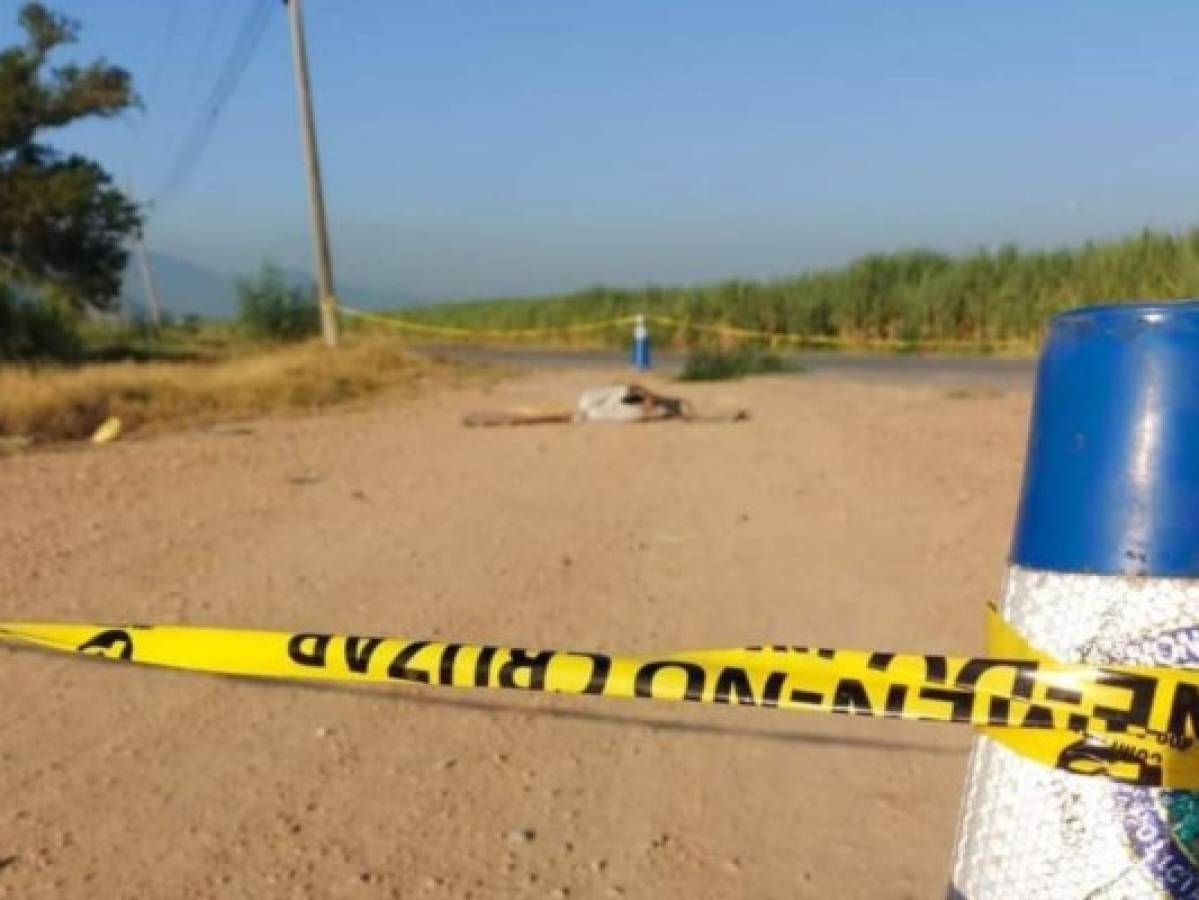 Hallan cadáver de un hombre encostalado en San Manuel, Cortés