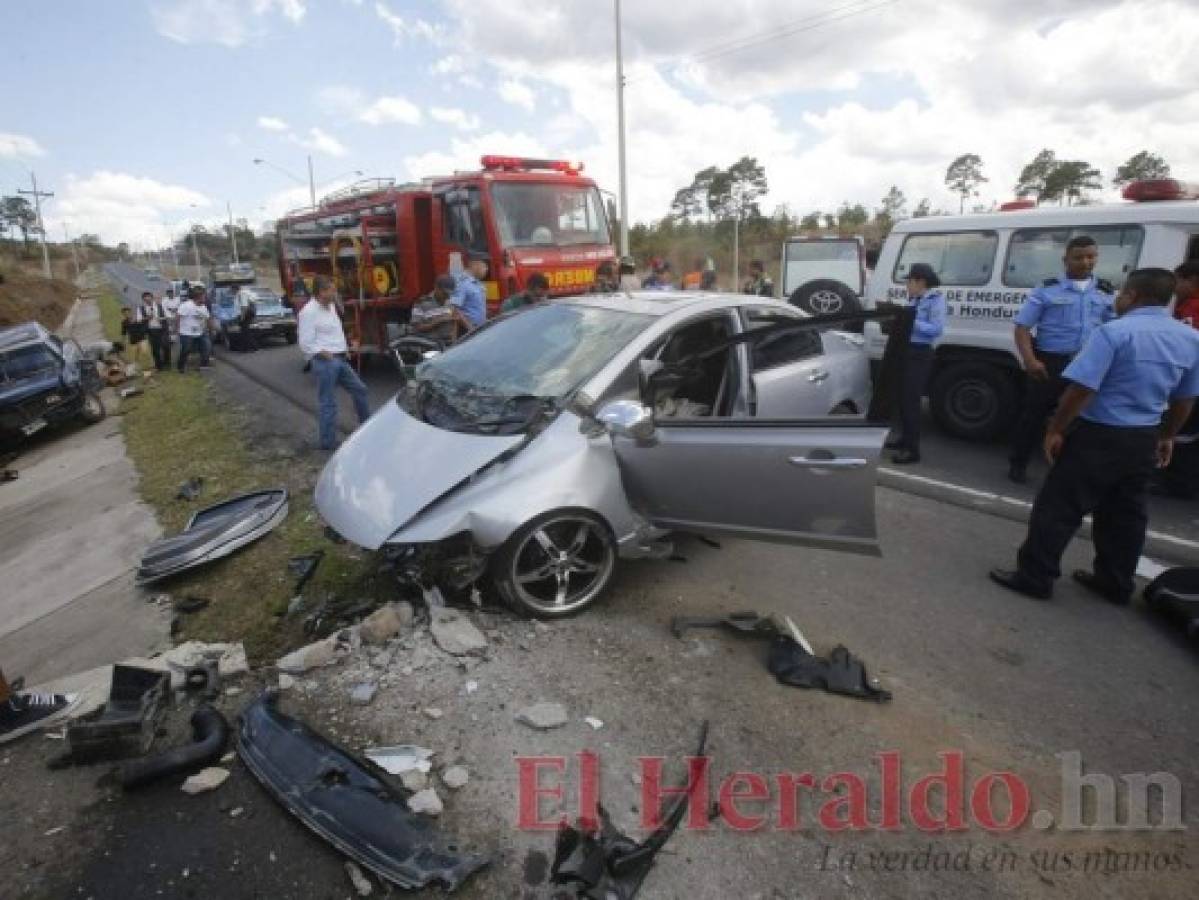 Cuatro personas mueren cada día producto de accidentes de tránsito en Honduras