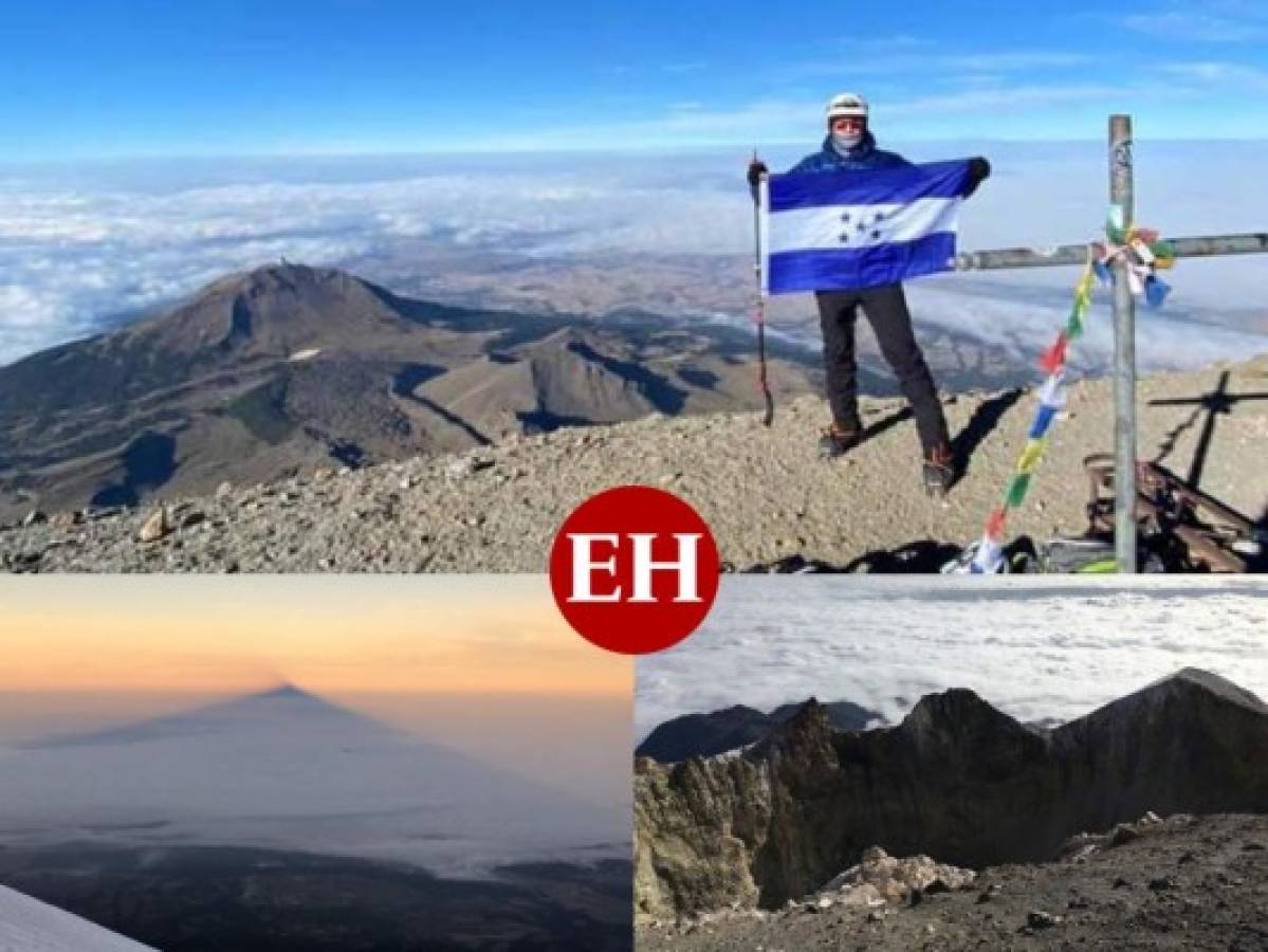 Catracho logra escalar una de las tres cumbres más altas de Latinoamérica