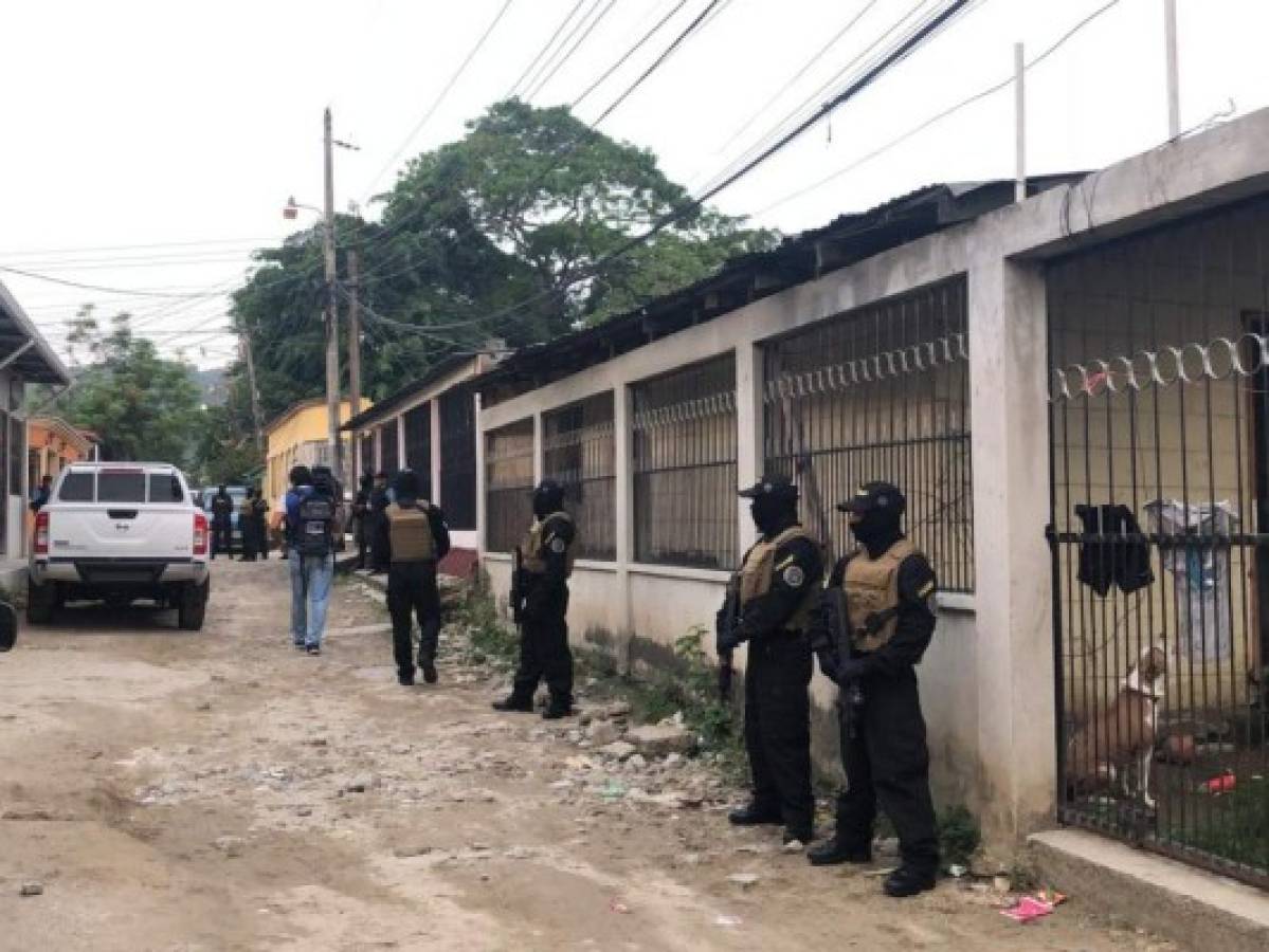 Ejecutan operación Hormiga VI contra estructuras criminales en Cortés y Yoro