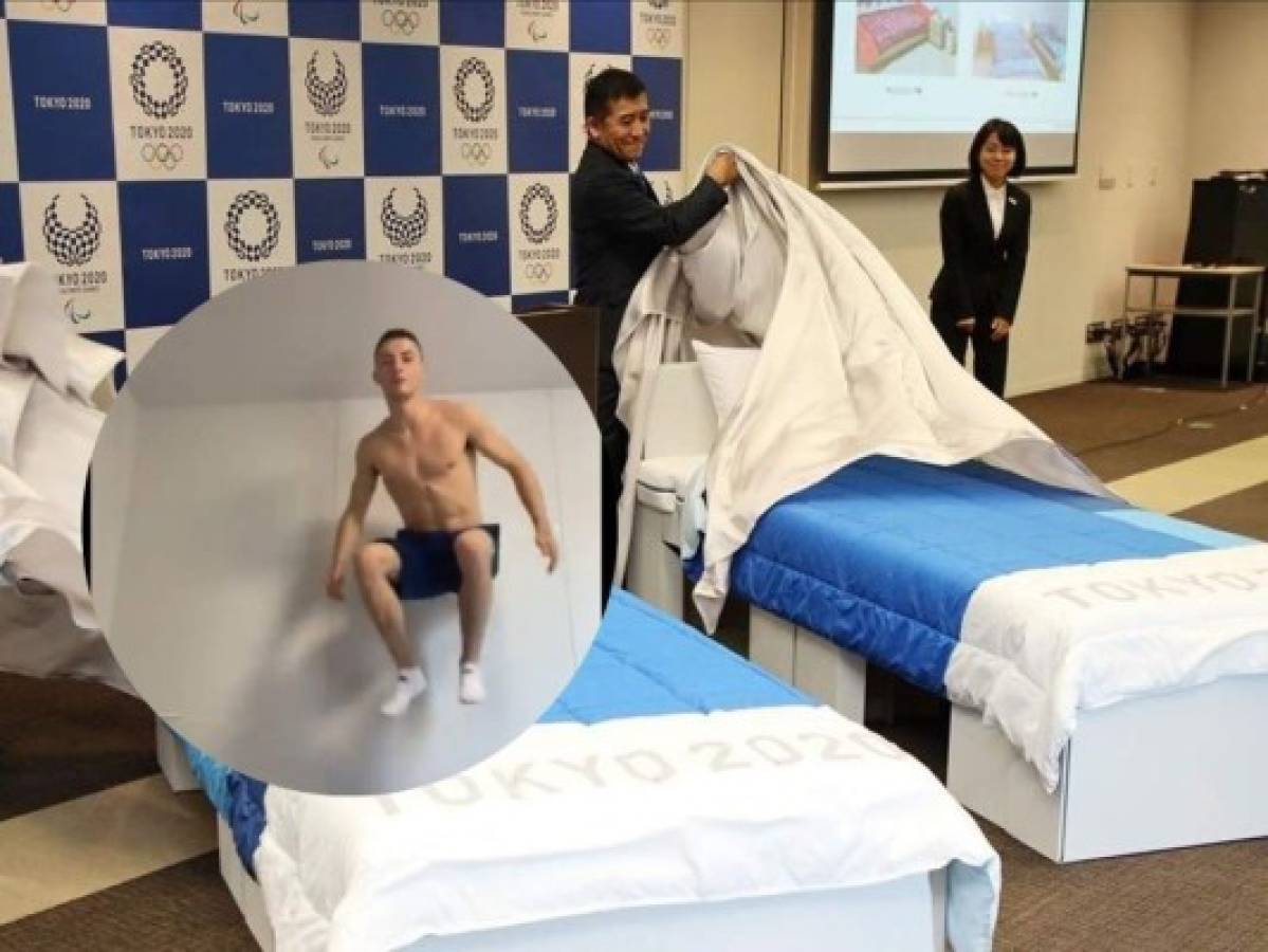 Las camas de cartón de Tokio-2020 triunfan en redes sociales  