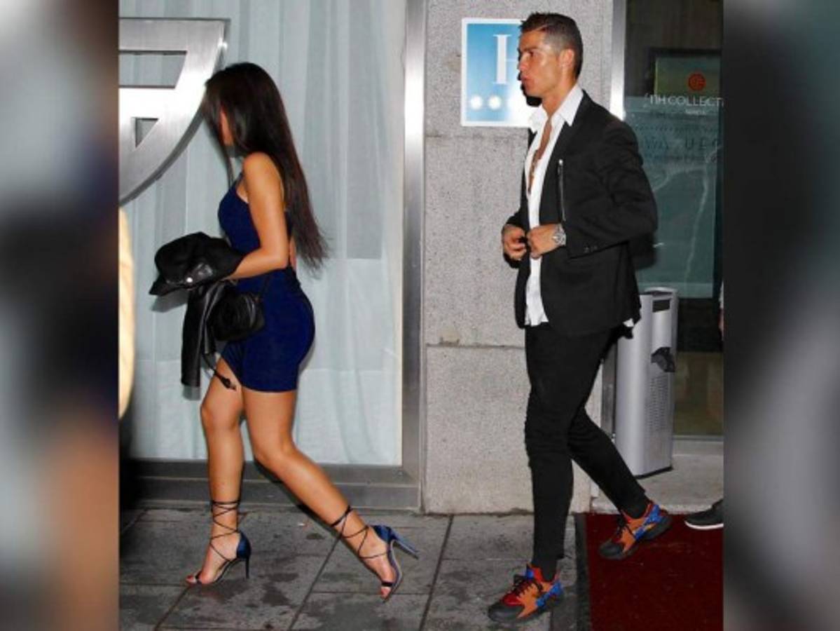 Cristiano Ronaldo es captado muy acaramelado junto a Georgina Rodríguez