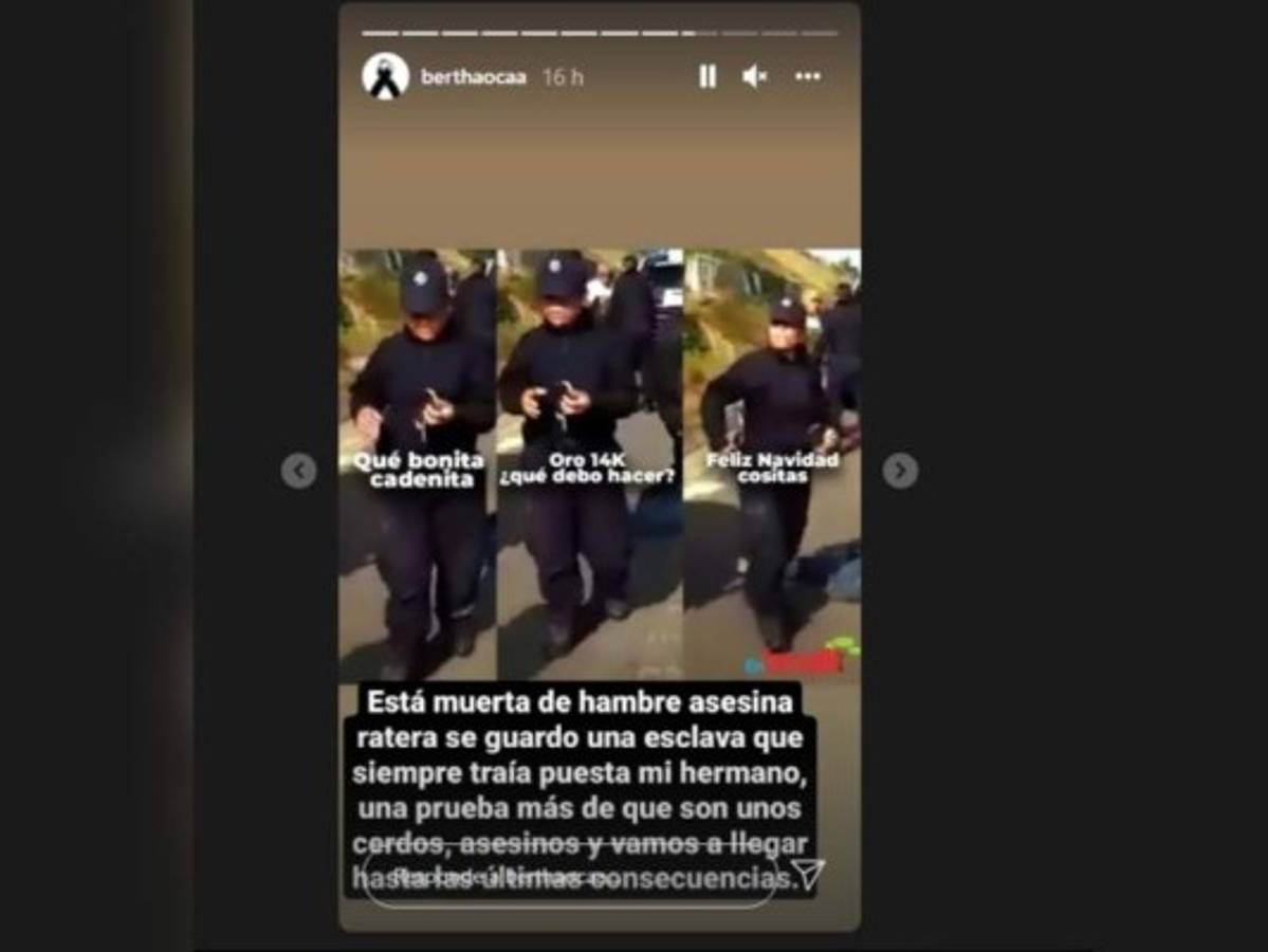 Esta fue la publicación hecha por la hermana del actor. Foto: Captura de pantalla