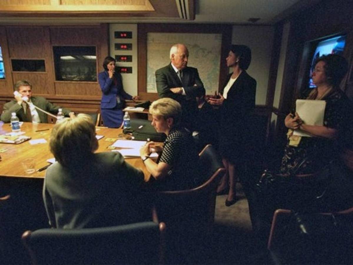 Una de las imágenes reveladas tras los ataque del 11 de septiembre. Foto: BBC.