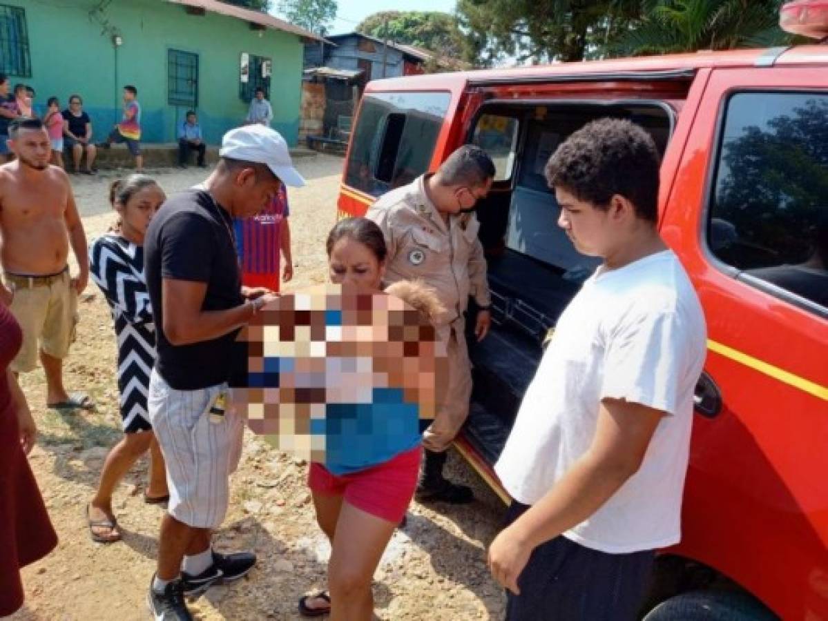 Niño de dos años fallece ahogado en Santa Cruz de Yojoa