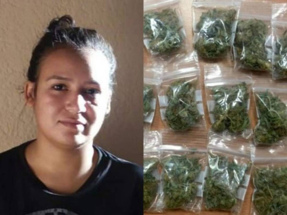 Capturan a mujer que intentó introducir marihuana a posta policial de Roatán