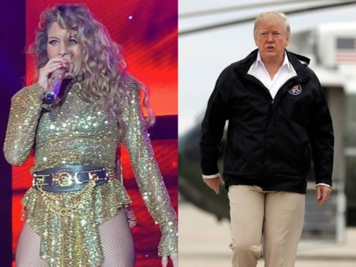 Paulina Rubio causa polémica durante un concierto al decir que ama a Donald Trump